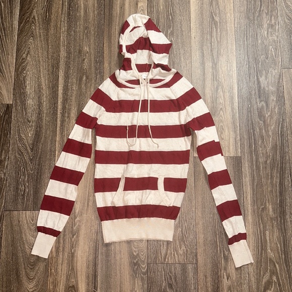 Red Striped Hoodie - Picture 5 of 5